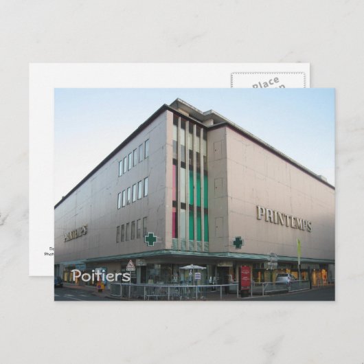 Poitiers Briefkaart (Voorkant / Achterkant)