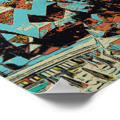 Poitiers France uitzicht van het futuroscope-attra Poster (Hoek)