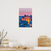 Poitiers Photo Vintage Poster (Keuken)