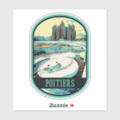 Poitiers science park futuroscope Frankrijk Sticker (Vel)