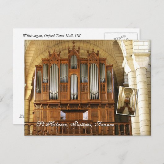 Poitiserorgaan Briefkaart (Voorkant / Achterkant)