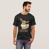 Pok mon Pastel Eevee Glimlachend T-shirt (Voorkant volledig)