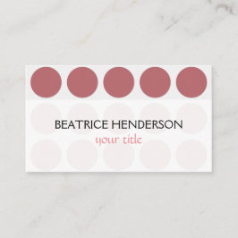  poka doet om het even welke Kleur op Wit Visitekaartje