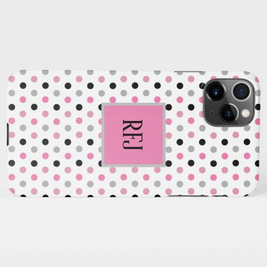  poka Dots iPhone Hoesje (Achterkant horizontaal)