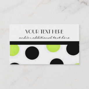  poka Dots Visitekaartje
