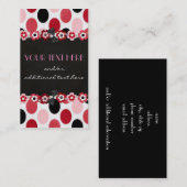  poka Dots Visitekaartje (Voorkant / Achterkant)