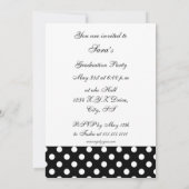 poka stipt yellow daisy Afstuderen foto Invites Kaart (Achterkant)