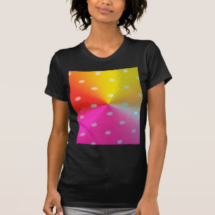 poka stits Patroonkleurige kleuren T-shirt
