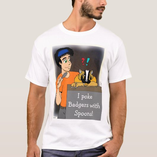 Poke Badgers t-shirt (Voorkant)