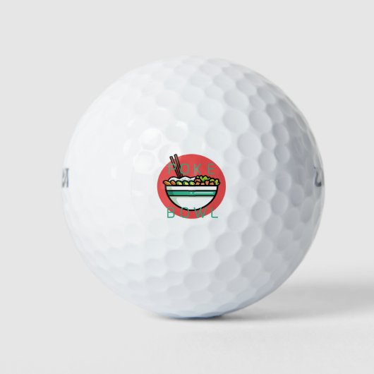 Poke Bowl Golfballen (Voorkant)
