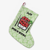 Poke bowl Hawaii ruw vissla, aku Grote Kerstsok (Voorkant (Hangend))
