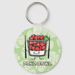 Poke bowl Hawaii ruw vissla, aku Sleutelhanger