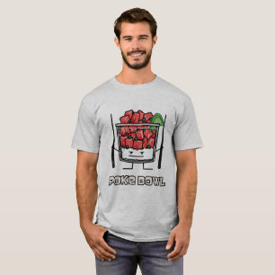 Poke bowl Hawaii ruw vissla, aku T-shirt