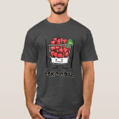 Poke bowl Hawaii ruw vissla, aku T-shirt (Voorkant)
