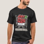 Poke bowl Hawaii ruw vissla, aku T-shirt (Voorkant)