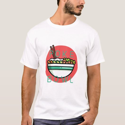 Poke Bowl T-shirt (Voorkant)