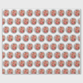 Poké Hawaiian Food Raw Fish Ahi Tuna Poke Bowl Cadeaupapier (Vlak)