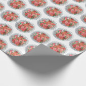 Poké Hawaiian Food Raw Fish Ahi Tuna Poke Bowl Cadeaupapier (Hoek)