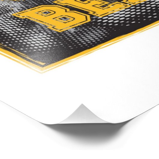 "Poke het Beer niet!" foto-poster Foto Afdruk (Hoek)