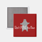 Poke het BEER niet Magneet (Voorkant / Achterkant)