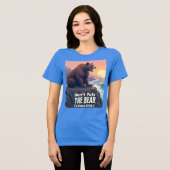 Poke het Beer niet - vet Beer grafisch T-shirt (Voorkant volledig)