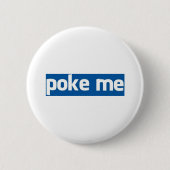 Poke me ronde button 5,7 cm (Voorkant)