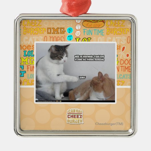 Poke. Metalen Ornament (Voorkant)