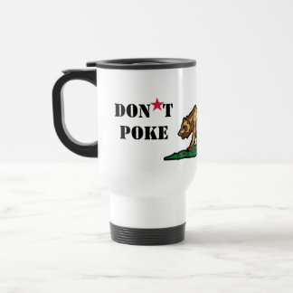Poke niet de Beer California Travel Mug Reisbeker