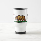 Poke niet de Beer California Travel Mug Reisbeker (Center)