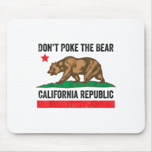 Poke niet het Beer van Californië Muismat