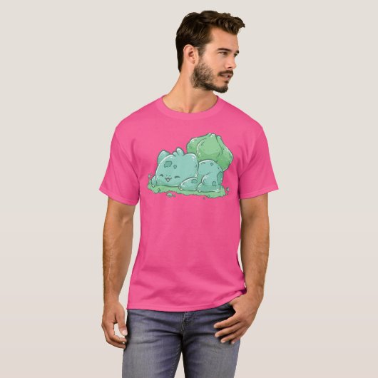 Poke Starters Kanto Bulba T-shirt (Voorkant volledig)