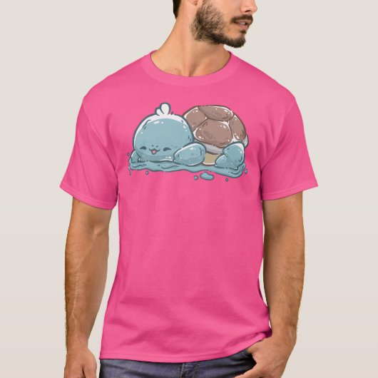 Poke Starters Kanto Squirt T-shirt (Voorkant)