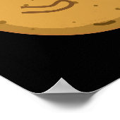 Poke-tato Funny Potato Pun Dark BG Poster (Hoek)