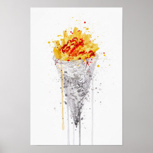 Poke van Chips Poster