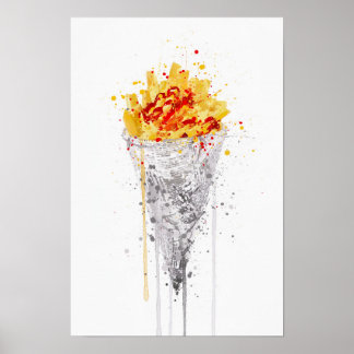 Poke van Chips Poster