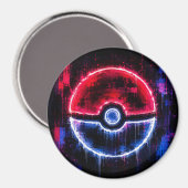 Pokéball Kunst Magneet (Voorkant / Achterkant)