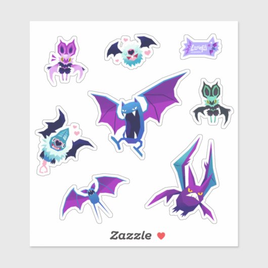 Pokebats stickers (Vel)