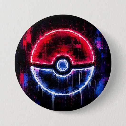 Pokémon Bal Ronde Button 7,6 Cm (Voorkant)