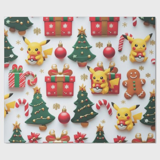 Pokémon-cadeaupapier Cadeaupapier (Vlak)