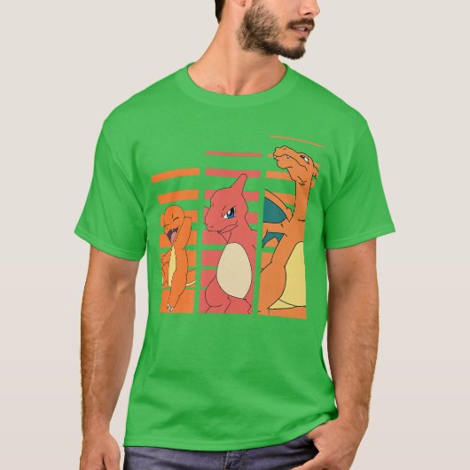 Pokémon Charmander Evolutions jongen T-shirt (Voorkant)