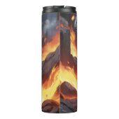 Pokémon Charmander geschilderd in een vulkaan Thermosbeker (Achterkant)