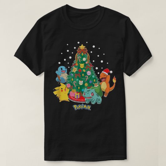 Pokémon Chrismas Pokémon Chrismas T-shirt (Design voorkant)
