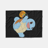 Pokémon Halloween Squirtle Met Zijn Trick or treat Fleece Deken (Voorkant (Horizontaal))