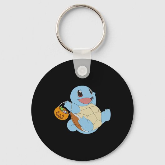 Pokémon Halloween Squirtle Met Zijn Trick or treat Sleutelhanger (Voorkant)