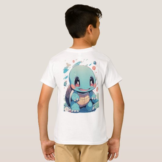 Pokémon schattig tshirt (Achterkant volledig)