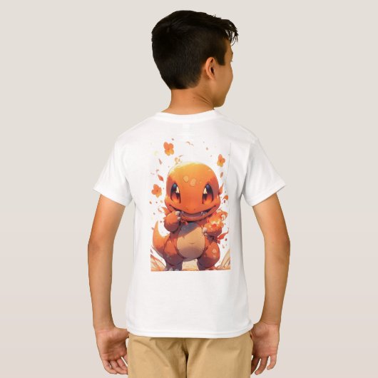Pokémon schattig tshirt (Achterkant volledig)