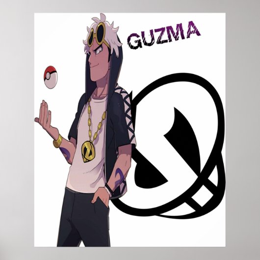Pokémon Sun Moon Guzma Poster (Voorkant)