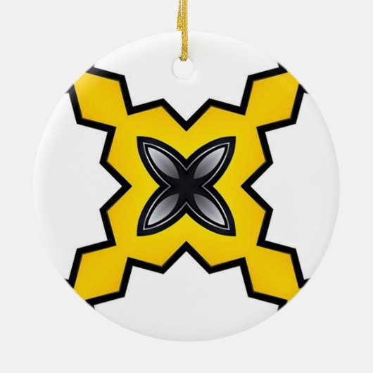 Pokemon's X Keramisch Ornament (Achterkant)