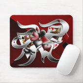 Poker 1 Mousepad Match Muismat (Met muis)