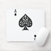 Poker Ace Kaart Muismat (Met muis)